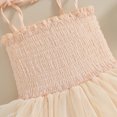 thumbnail image 5 of Newborn Baby Girl Sleeveless Bubble Romper Cotton Tutu Dess Bodysuit with Headband Set Summer Clothes Outfit, 5 of 7