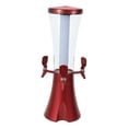 thumbnail image 2 of Dispensador de Cerveza, Tubo Dispensador de Bebidas de 3 L con Grifo con Luces LED Dispensador de Bebidas Líquidas Barril de Cerveza para Barra de Rojo, 2 of 8
