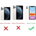 thumbnail image 2 of Mignova [Camera Armor] iPhone 11 Screen Protector Glass, Front & Back 9H Hardness Tempered Glass Screen Protector [Titanium Edge] Anti-Scratch 0.26mm HD for iPhone 11 6.1 Inch(Red), 2 of 7