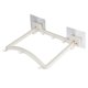 thumbnail image 5 of Soporte para cepillos de dientes y ganchos, sin clavos, resistente estante de baño de pared de color blanco, 5 of 7