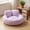 Purple, variant on Pet Bed, Love Heart Thick Straight Corduroy Dog Mat for Cats, Cozy Warm Indoor Crate Cushion, Plush Sleeping Nest for Small Pets, Soft Durable(M,Navy)