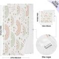 thumbnail image 3 of GZHJMY Colorful Flower Rainbow Soft Cotton Towel Sets 2 Piece,1 Bath Towel 1 Hand Towel Quick Dry Highly Absorbent Bath Towels Washcloths for Bathroom, Gym, Hotel, and Spa Bathroom Towels, 3 of 7