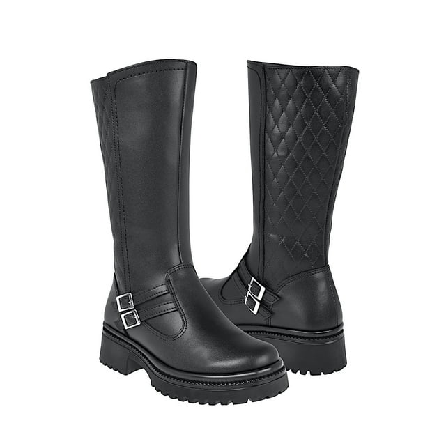 BOTAS YUYIN NIÑA 25551 SIMIPIEL NEGRO 18-21