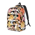 thumbnail image 1 of Saiise Sea Shell Print Laptop Backpack - Adjustable Shoulder Straps, Water-Resistant, Large Capacity, Stylish Design, Unisex for School, Office, Travel-Small, 1 of 5