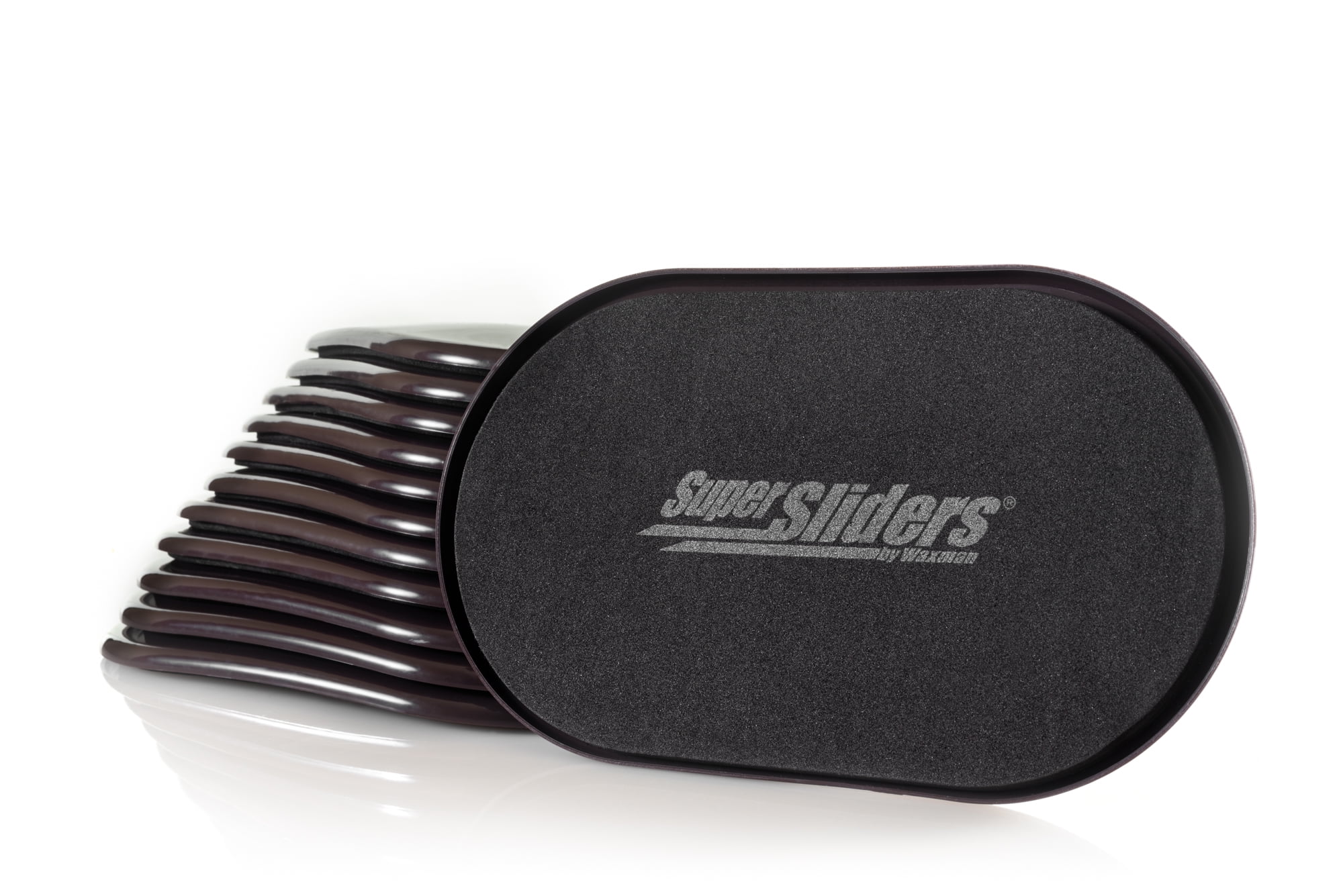 Super Sliders 5 3/4" x 9 1/2" Reusable Furniture Sliders, Carpet, Brown