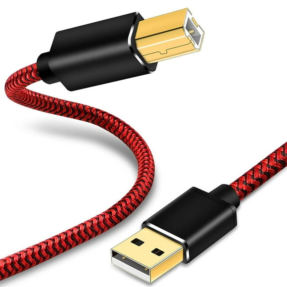 shiyou-USB Printer Cable 20ft, LiuTian USB 2.0 Type A to B Male Printer Scanner Cord High Speed Compatible with HP, Canon, Brother, Lexmark, Dell, Xerox, Samsung and More.