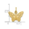 thumbnail image 3 of Finest Gold 10K Yellow Gold Butterfly Charm, 3 of 4
