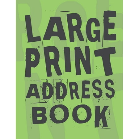 Large Print Address Book: Plenty Of