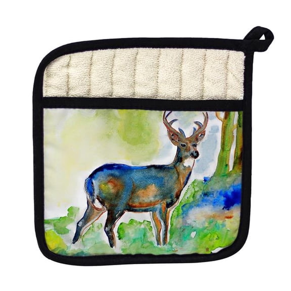 Betsy Drake PT336 Betsys Deer Pot Holder