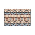 thumbnail image 7 of Vintage Aztec Boho Tribe Style Rugs Doormat, Non-Slip Machine Washable Carpets Floor Door Mat , 36" x 24", 7 of 7