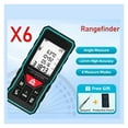 thumbnail image 2 of Distance Meter X6 Rangefinder Finder Handheld Measure Accurate Angle Calculate For Construction ,High Accuracy, 2 of 7