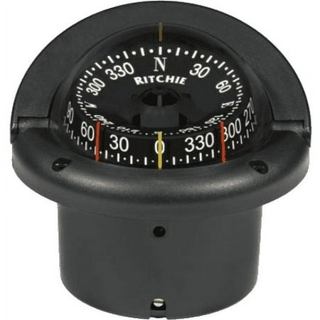 UPC: 0010342138279 | RITCHIE COMPASSES HF-743 Compass Flush Mount 3.75 Combi Black