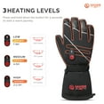 thumbnail image 3 of Savior Adult Battery Heated Gloves, Winter Ski Mittens Black XS-3XL, 3 of 11