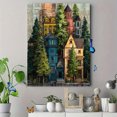 thumbnail image 4 of Victorian Houses Canvas Wall Art Print, Living Room Bedroom Office Hotel Lobby Gallery Decor, 4 of 8