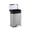 5L - Stainless Steel Color, variant on Modern Fluted Design Indoor Recycling Bin - Stainless Steel Kitchen Trash Can with Step Pedal, Soft-Close Lid, Removable Inner Bucket - Ideal for Home, Office, Living Room