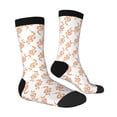 thumbnail image 4 of Yiaed Hand Drawn Snake Print Great elasticity Crew Socks Sports socks for Men and Women, 4 of 5