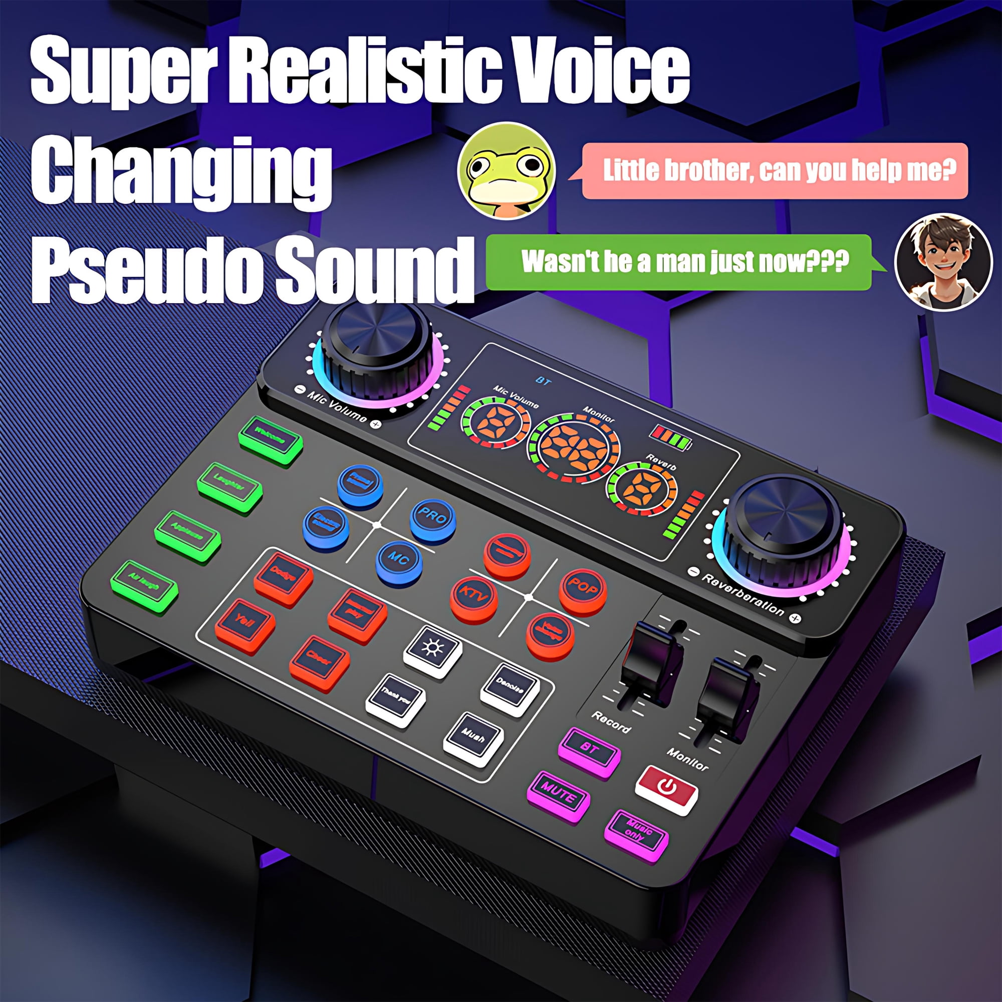 Pecham Podcast Equipment Bundle, Audio Mixer Condenser Microphone with Sound Card for Laptop Computer Vlog Living Broadcast Live Streaming YouTube TikTok