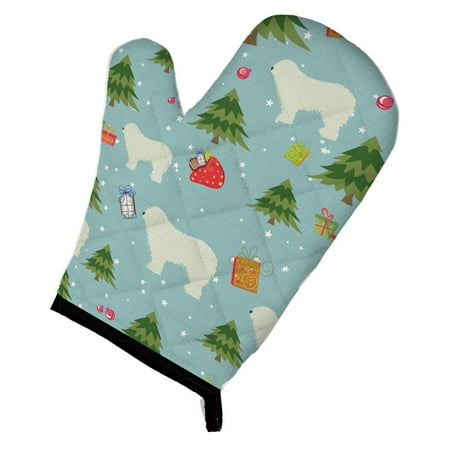 

Carolines Treasures BB4879OVMT Christmas Komondor Oven Mitt Large multicolor