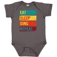 thumbnail image 3 of Inktastic Choir Music Eat Sleep Sing Repeat Boys or Girls Baby Bodysuit, 3 of 5