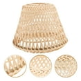 thumbnail image 1 of FUTUREORYY Mini Bamboo Lamp Shade for Hotel Decor Interior Designers 1Set 6.7x6.7x4.7in, 1 of 3