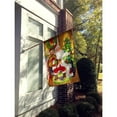 thumbnail image 3 of Carolines Treasures PJH3020CHF Santa Claus Let Me Check My List Flag Canvas House Size  Large multicolor, 3 of 4