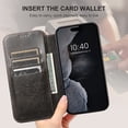 thumbnail image 4 of Case Wallet for iPhone 13 Pro Wallet Case [Compatible with MagSafe] Magnetic Leather Flip Folio Cover Kickstand and Cash Credit Card Holder for Men Women, 4 of 6