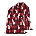 thumbnail image 2 of Christmas Bags Drawstring,Red Christmas Snowman Pattern Large Xmas Christmas Gift Bags,Reusable for Xmas and New Year Party Favors and Supplies,27.6" X 19.7", 2 of 6