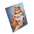 thumbnail image 1 of Maine Coon Couverture en Sherpa Polaire Imprimée Portrait de Chat, 1 of 3