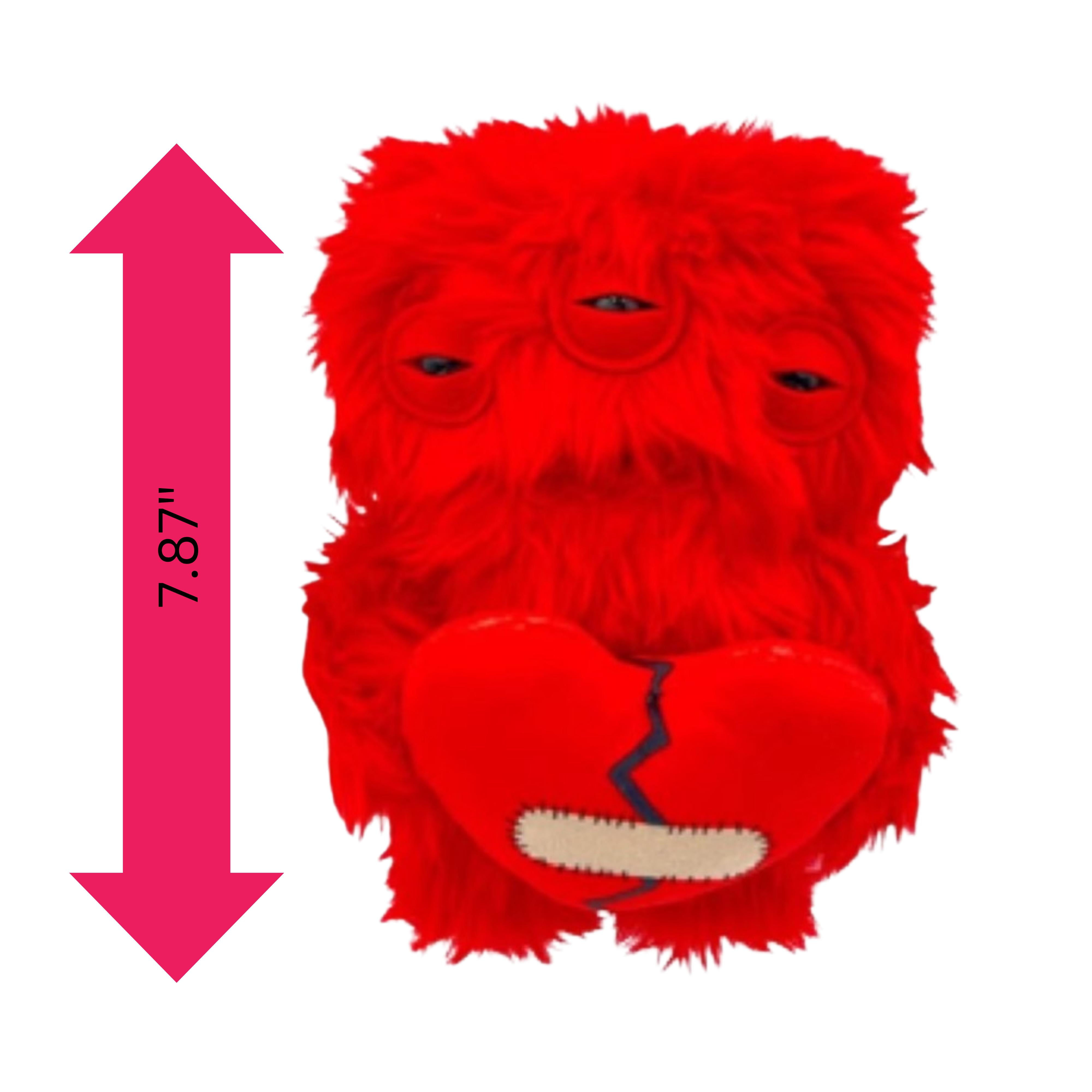 Fugglers LOVE Fugg gift for Valentines Day Plush Stuffed Animal Funny Ugly Monster  RED  (图4)