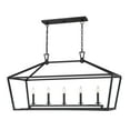 thumbnail image 3 of Savoy House 1-324-5-89 Townsend 5 Light Linear Chandelier in a Matte Black Finish (44" W x 23.5" H), 3 of 5