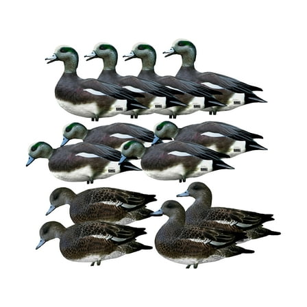 GHG Pro Grade Silhouette Wigeon Duck Decoy 12PK