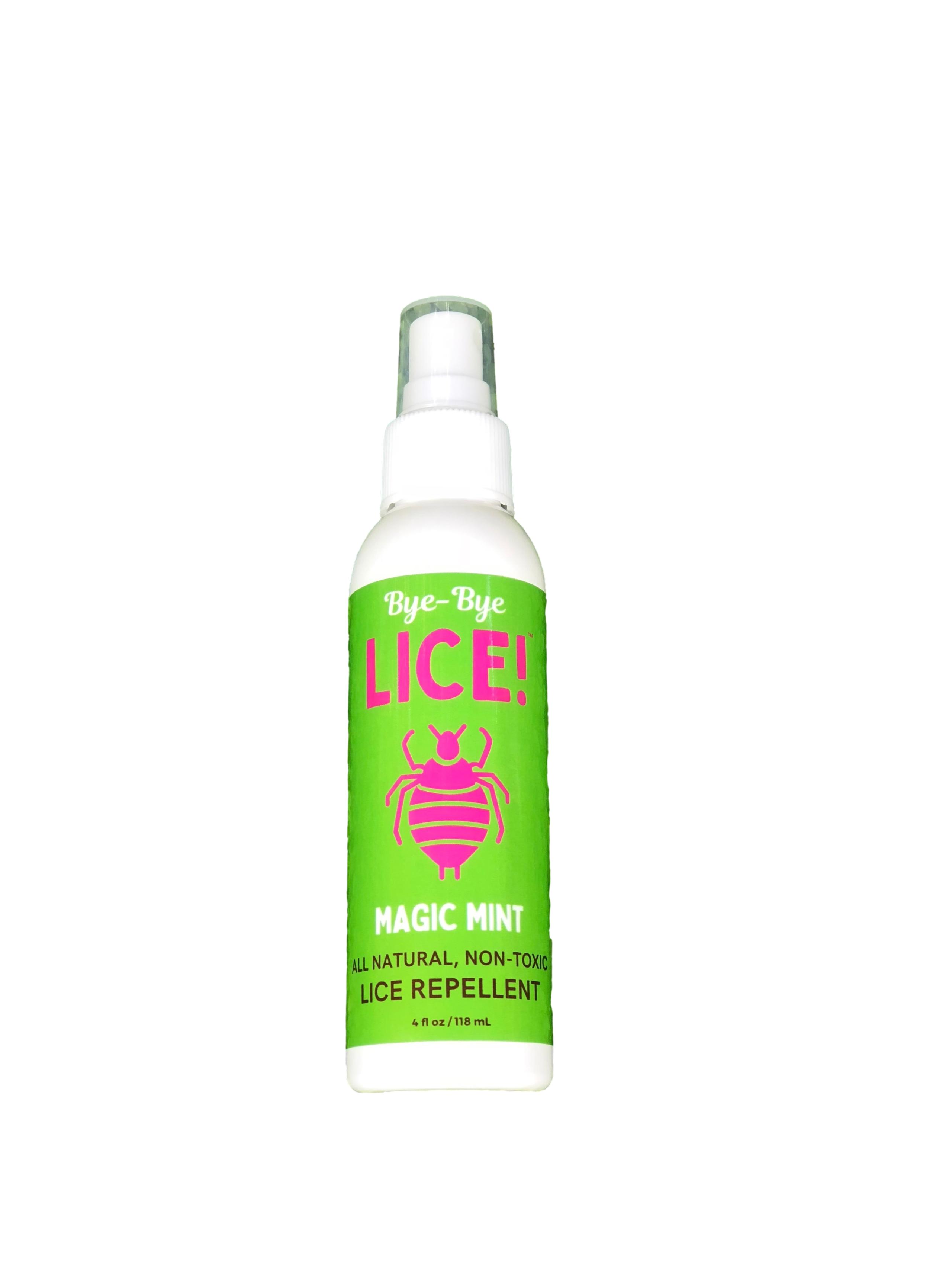 Lice Repellent Spray, Natural Mint Scent, 4 oz.