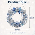 thumbnail image 4 of Wreath Christmas Pearl Diamond Painting Pendant Kits with LED String Lights,DIY Acrylic Christmas Diamond Art Hanging Kit for Adults,Christmas Ornaments for Home Party Wall Decor and Gift, 4 of 7
