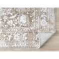 thumbnail image 3 of RUGGERRUGS Amber Traditional Floral Area Rug for Kitchen, 2x7 Vintage Persian-Inspired Beige Neutral Runner, Medium Pile Stain Resistant Carpet for Bedroom, Hallway or Entryway (2' x 7', Beige), 3 of 8