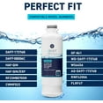 thumbnail image 2 of Mist DA97-17376B Refrigerator Water Filter Replacement for Samsung HAF-QIN , NSF Certified, 2 of 8