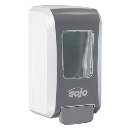 Fmx 12 Dispenser - GOJO FMX-20 Soap Dispenser, 2000 ml, 6 1/2 x 4 7/10 x 11 7/10, White/Gray -GOJ527006EA