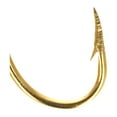 thumbnail image 2 of Eagle Claw Panfish Dart Head Fishing Jig, Gold Hook & Unpainted, 1/16 oz., 10 Count, 2 of 3