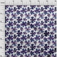 thumbnail image 3 of oneOone Polyester Spandex Medium Blue Fabric Florals Sewing Craft Projects Fabric Prints By Yard 56 Inch Wide, 3 of 4