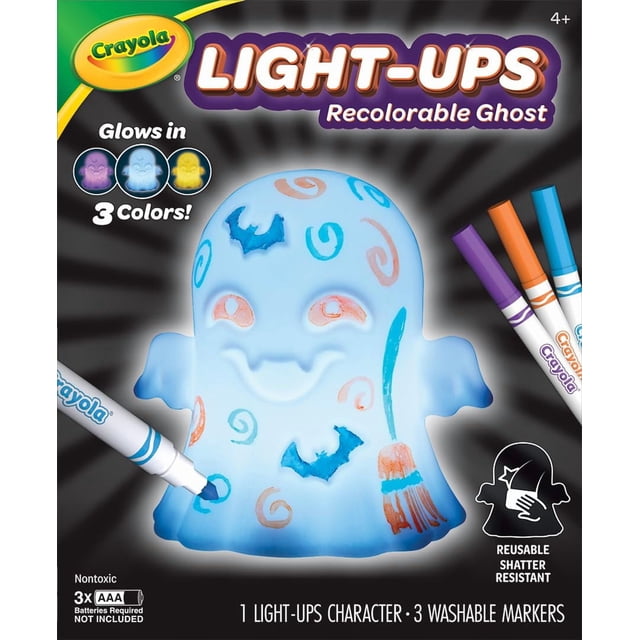 Luminarias Light-Up Toy Ghost Crayola con 3 rotuladores lavables