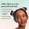 thumbnail image 3 of Kitsch Ultra Petite Satin Scrunchies for Women - Gentle on Hair, No Crease, Slim Ruched Design for Ponytail & Bun | Soft, Sleek, & Stylish Satin Scrunchies | Ideal Gifts for Women - Terracotta, 6 Pcs, 3 of 4