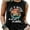 Black, variant on Beach Heartbeat Tank Tops Women Cute Graphic Print Sleeveless Tee Vacation Shirt