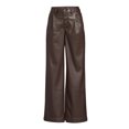 thumbnail image 5 of Time and Tru Women's High Rise Faux Leather Wide Leg Trousers – Regular, Short, Long Inseams Available, 5 of 5