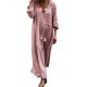 thumbnail image 1 of Mini vestido de verano con manga tres cuartos y estampado suelto para mujer Pompotops hdfakjf8546, 1 of 7