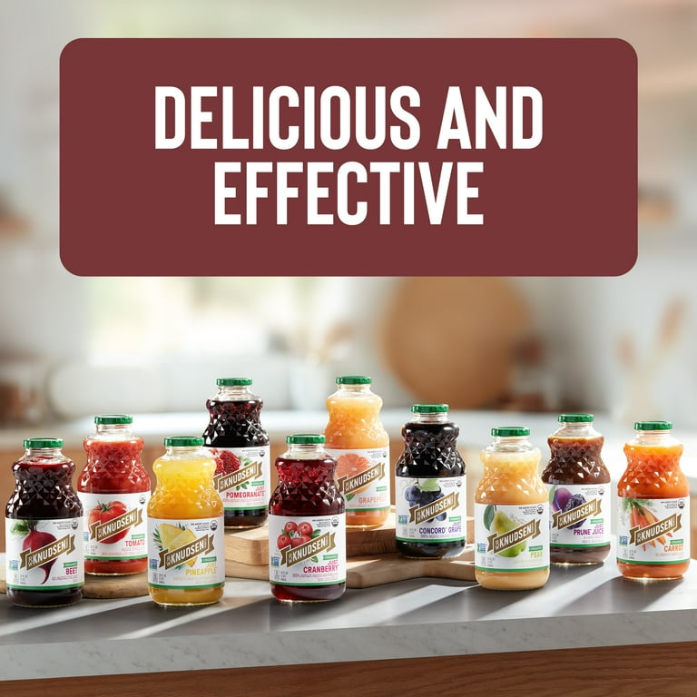 R.W. Knudsen Family Low Sugar Pure Black Cherry Juice, 100% Juice