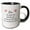 Black/White, variant on 3drose, Oma No Matter How Hard Life Gets at Least No Ugly Grandchildren Funny, 11oz Two-tone Red Mug