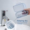 thumbnail image 2 of blue Boite A Savon Plastique Voyage Porte Savon Avec Couvercle Bote Savon Tanche Scell ​​Tui Savon Portable Porte-savon Plats De Savon Crative Pou, 2 of 5