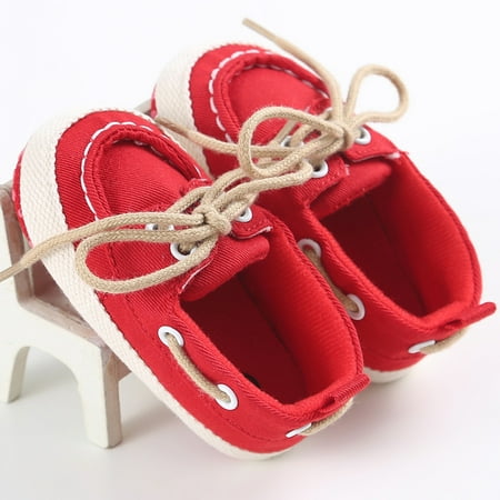 

Baby Shoes Boy Girl Newborn Soft Soles Canvas Crib Prewalker Shoes Sneakers 0-18 Months