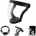 thumbnail image 1 of Anti-Fog Full Face Shield, Transparent Black Safety Mask for Dust Protection, Compatible with Various Brands, 1 of 5