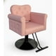 thumbnail image 3 of Yeshouse Silla de barbero hidráulica, silla de peluquería giratoria con bloqueo de 330 libras y asiento de cuero PU de altura ajustable para uso en salón y hogar, 3 of 5