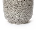 thumbnail image 4 of LuxenHome 15.75" Dia Large Ceramic Planter Pots for Plants, Stone Gray Glazed Round Planter with Drainage, 4 of 10